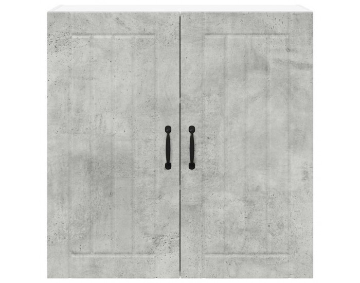 Sonata H Горен кухненски шкаф с рафт Циментено сиво 80 x 31 x 80 см