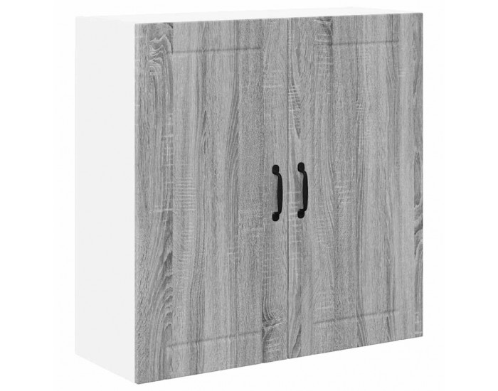 Sonata H Горен кухненски шкаф Сив Сонома 80 x 31 x 80 см Инженерно дърво