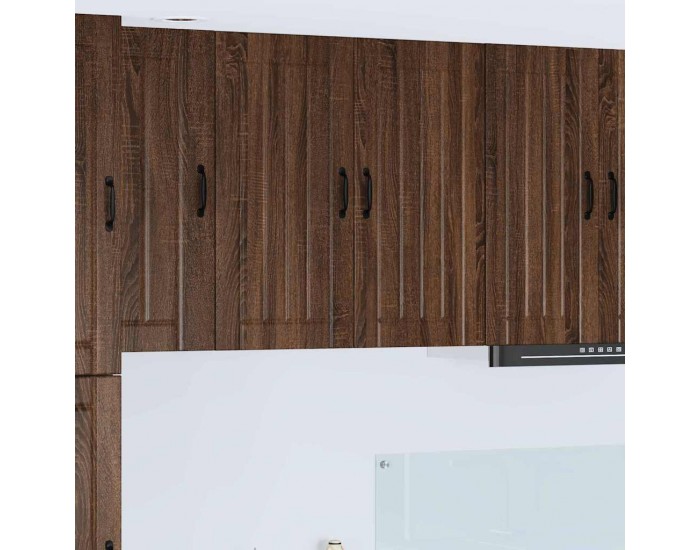 Sonata H Горен кухненски шкаф Кафяв дъб 80 x 31 x 80 см Инженерно дърво