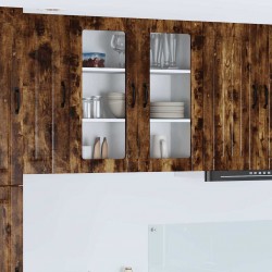 Sonata H Горен кухненски шкаф Димян дъб 80 x 31 x 80 см Инженерно дърво - Модули Sonata