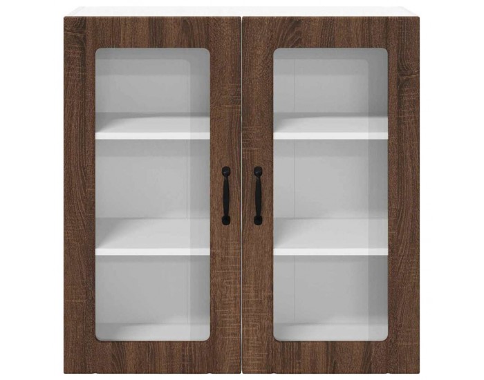 Sonata H Горен кухненски шкаф Кафяв дъб 80 x 31 x 80 см Инженерно дърво