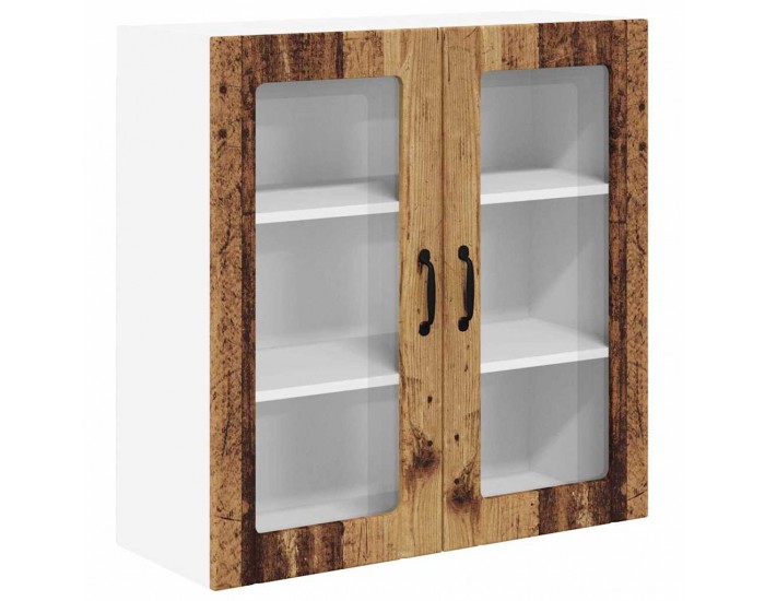 Sonata H Горен кухненски шкаф с рафт Старо дърво 80 x 31 x 80 см