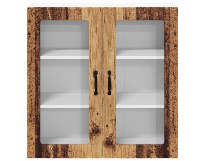 Sonata H Горен кухненски шкаф с рафт Старо дърво 80 x 31 x 80 см