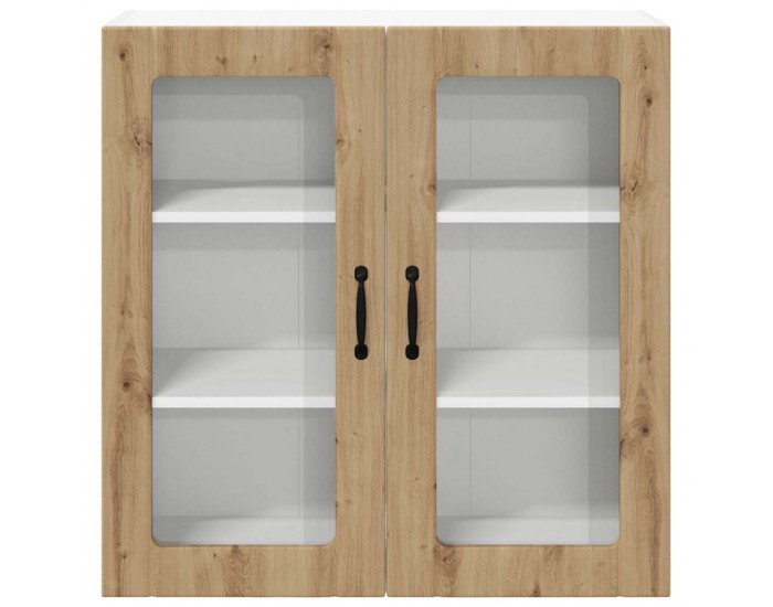 Sonata H Горен кухненски шкаф с рафт Дъб 80 x 31 x 80 см Инженерно дърво