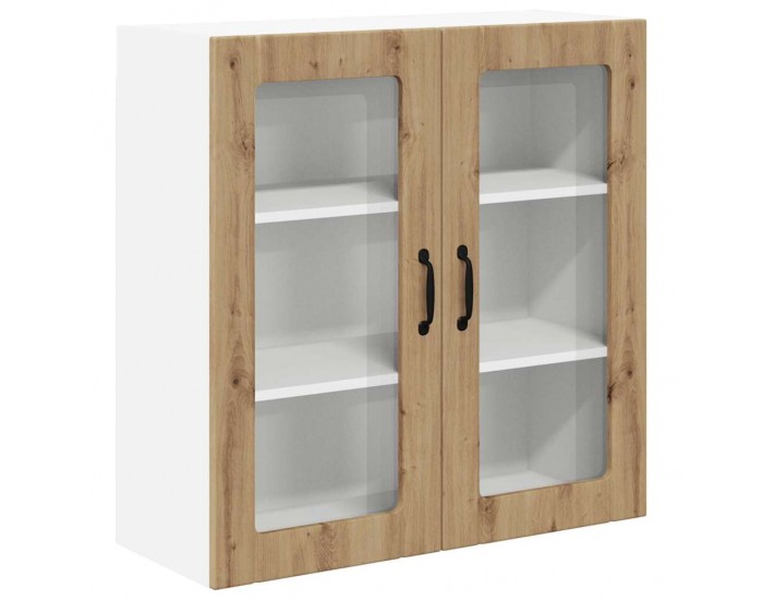 Sonata H Горен кухненски шкаф с рафт Дъб 80 x 31 x 80 см Инженерно дърво