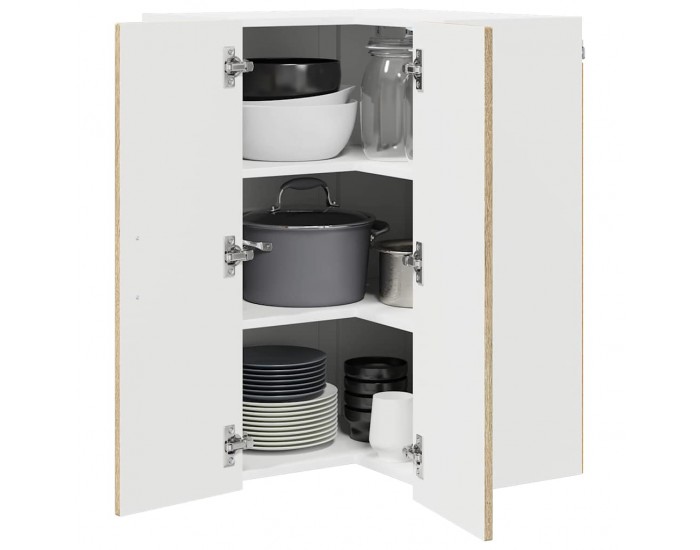 Sonata H Горен кухненски шкаф Сонома дъб 57 x 57 x 80 см Инженерно дърво