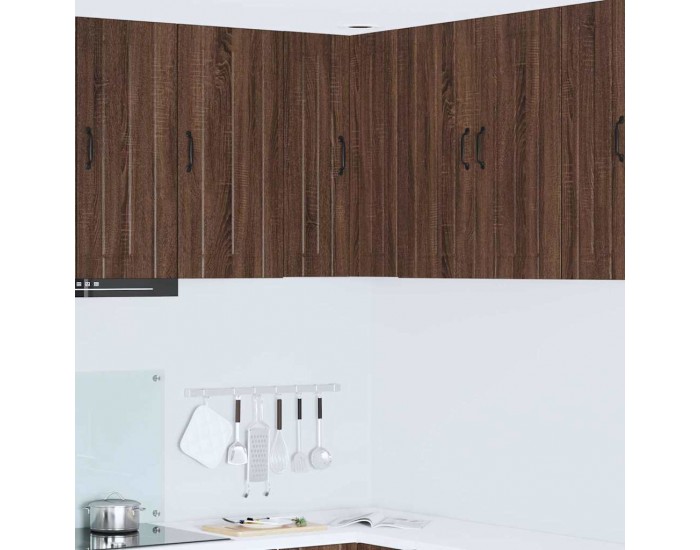 Sonata H Горен кухненски шкаф Кафяв дъб 57 x 57 x 80 см Инженерно дърво