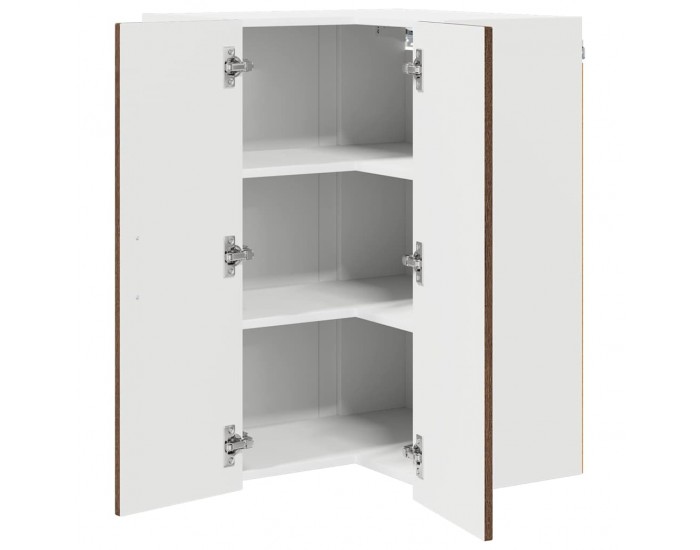 Sonata H Горен кухненски шкаф Кафяв дъб 57 x 57 x 80 см Инженерно дърво