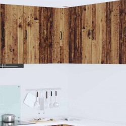 Sonata H Горен кухненски шкаф с рафт Старо дърво 57 x 57 x 80 см - Модули Sonata