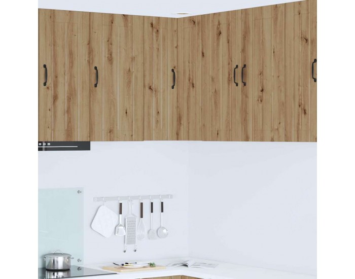 Sonata H Горен кухненски шкаф с рафт Дъб 57 x 57 x 80 см Инженерно дърво