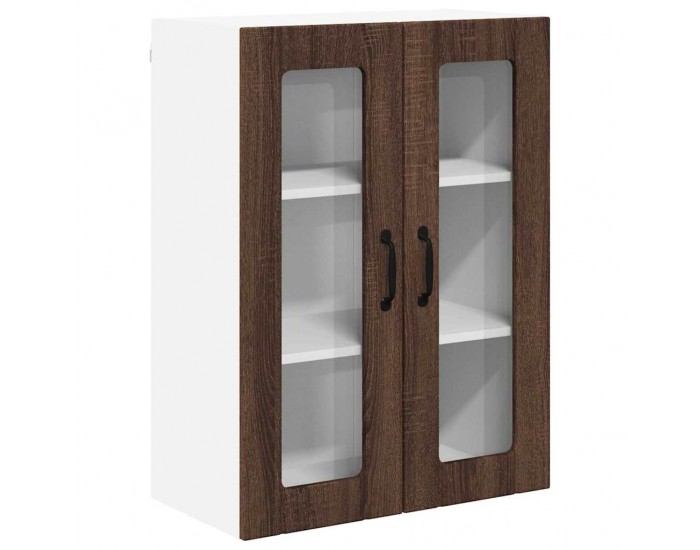 Sonata H Горен кухненски шкаф Кафяв дъб 60 x 31 x 80 см Инженерно дърво