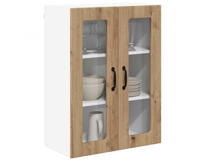 Sonata H Горен кухненски шкаф с рафт Дъб 60 x 31 x 80 см Инженерно дърво