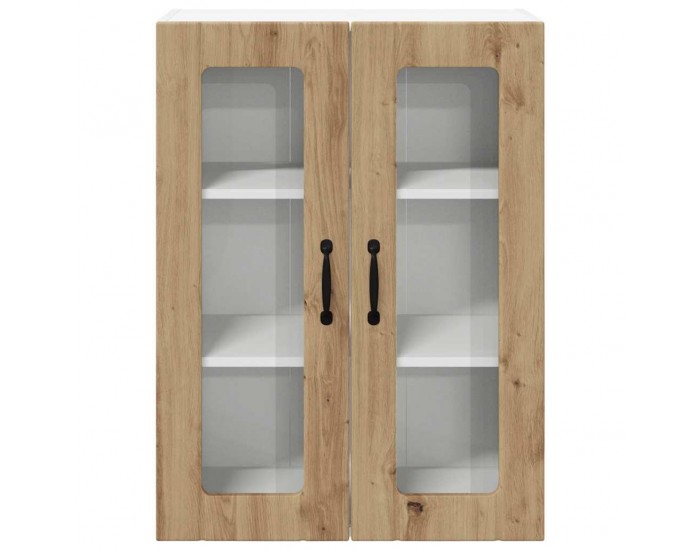 Sonata H Горен кухненски шкаф с рафт Дъб 60 x 31 x 80 см Инженерно дърво