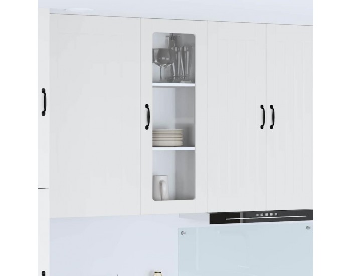 Sonata H Горен кухненски шкаф Бяло 40 x 31 x 100 см Инженерно дърво