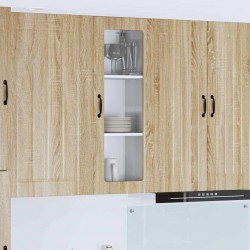 Sonata H Горен кухненски шкаф с рафт Сонома дъб 40 x 31 x 100 см - Модули Sonata