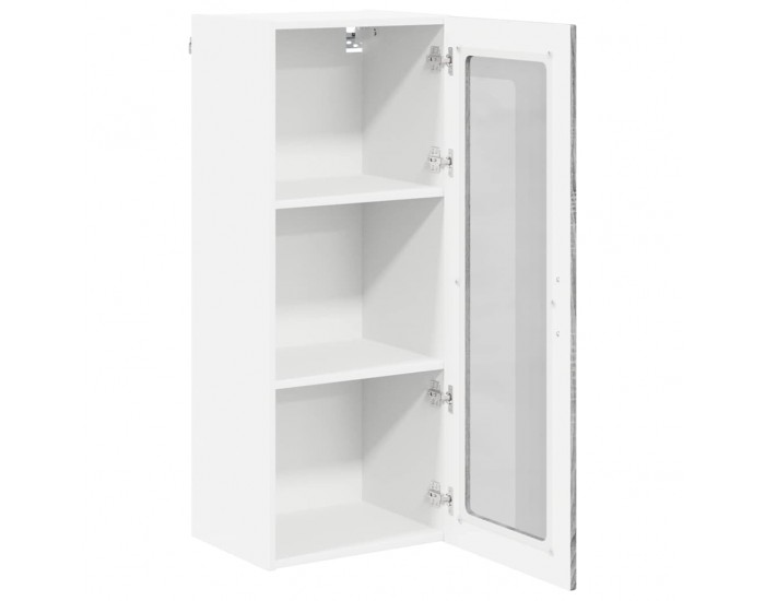 Sonata H Горен кухненски шкаф с рафт Сив Сонома 40 x 31 x 100 см