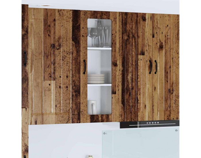 Sonata H Горен кухненски шкаф с рафт Старо дърво 40 x 31 x 100 см