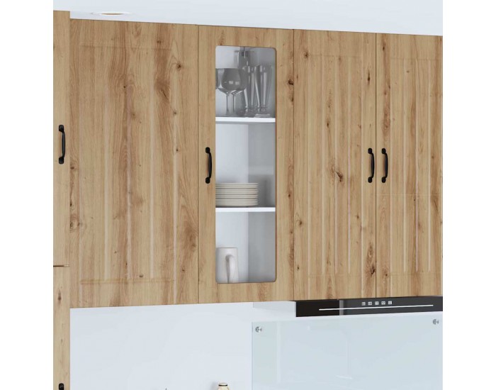 Sonata H Горен кухненски шкаф Дъб 40 x 31 x 100 см Инженерно дърво