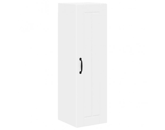 Sonata H Горен кухненски шкаф с рафт Лъскаво бяло 30 x 31 x 100 см