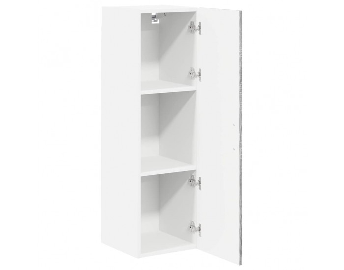 Sonata H Горен кухненски шкаф с рафт Сив Сонома 30 x 31 x 100 см