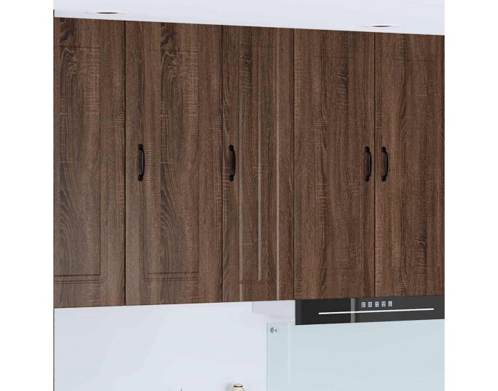 Sonata H Горен кухненски шкаф Кафяв дъб 30 x 31 x 100 см Инженерно дърво