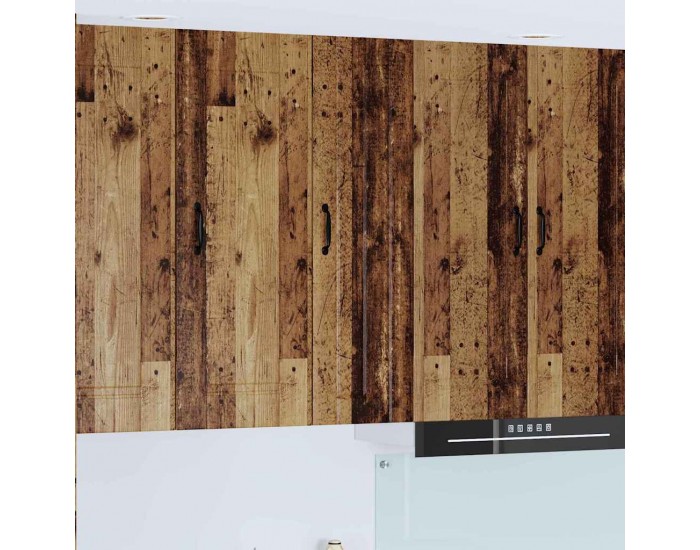 Sonata H Горен кухненски шкаф с рафт Старо дърво 30 x 31 x 100 см