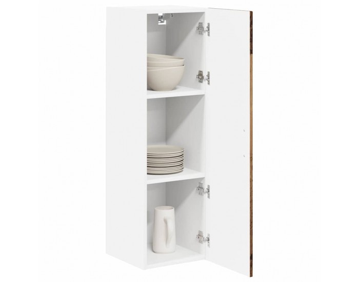 Sonata H Горен кухненски шкаф с рафт Старо дърво 30 x 31 x 100 см