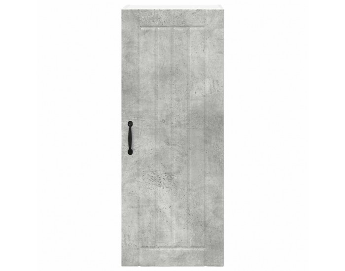 Sonata H Горен кухненски шкаф с рафт Циментено сиво 40 x 31 x 100 см