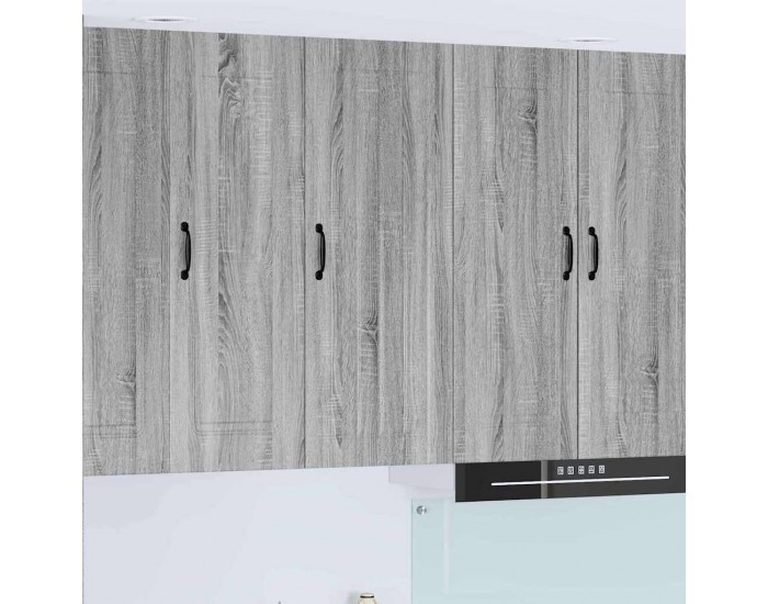 Sonata H Горен кухненски шкаф с рафт Сив Сонома 40 x 31 x 100 см