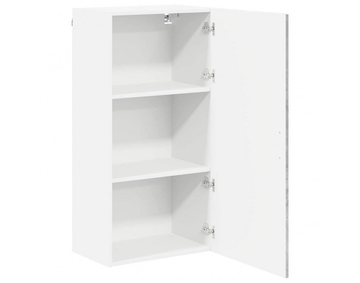 Sonata H Горен кухненски шкаф с рафт Циментено сиво 50 x 31 x 100 см