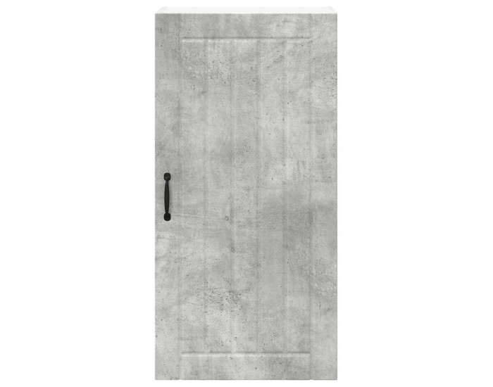 Sonata H Горен кухненски шкаф с рафт Циментено сиво 50 x 31 x 100 см