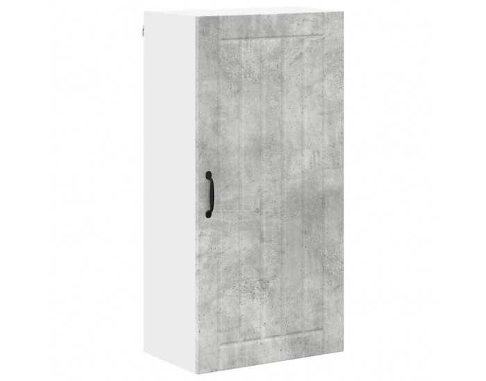 Sonata H Горен кухненски шкаф с рафт Циментено сиво 50 x 31 x 100 см