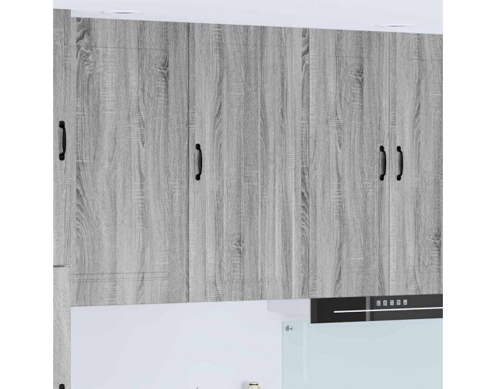 Sonata H Горен кухненски шкаф с рафт Сив Сонома 50 x 31 x 100 см