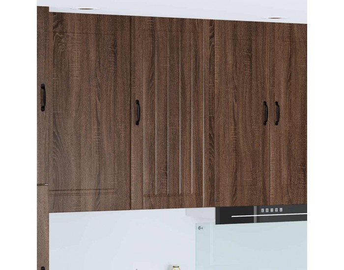 Sonata H Горен кухненски шкаф Кафяв дъб 50 x 31 x 100 см Инженерно дърво