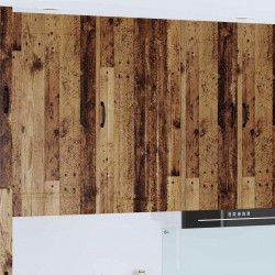 Sonata H Горен кухненски шкаф с рафт Старо дърво 50 x 31 x 100 см - Модули Sonata