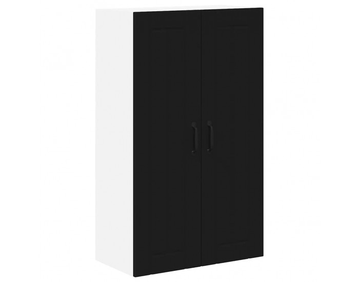 Sonata H Горен кухненски шкаф Черно 60 x 31 x 100 см Инженерно дърво