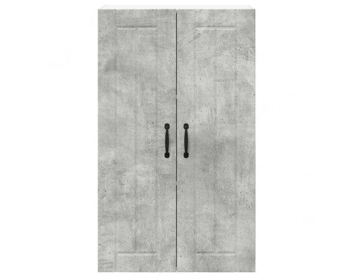 Sonata H Горен кухненски шкаф с рафт Циментено сиво 60 x 31 x 100 см