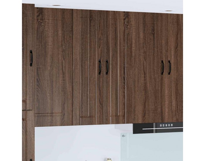 Sonata H Горен кухненски шкаф Кафяв дъб 60 x 31 x 100 см Инженерно дърво
