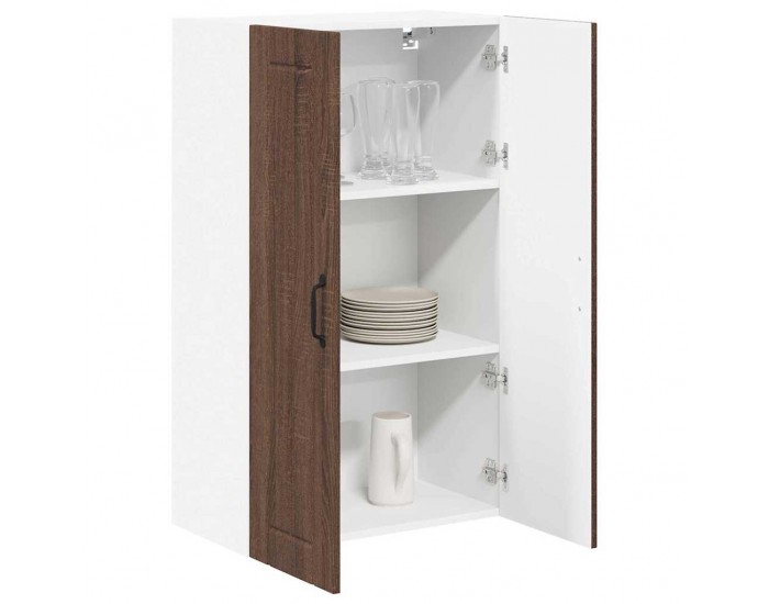 Sonata H Горен кухненски шкаф Кафяв дъб 60 x 31 x 100 см Инженерно дърво