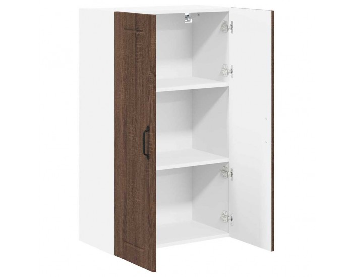 Sonata H Горен кухненски шкаф Кафяв дъб 60 x 31 x 100 см Инженерно дърво