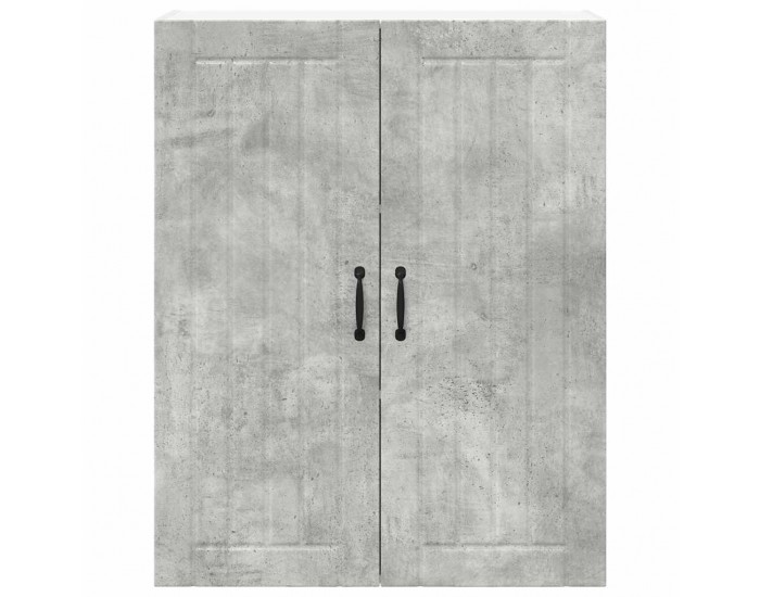 Sonata H Горен кухненски шкаф с рафт Циментено сиво 80 x 31 x 100 см