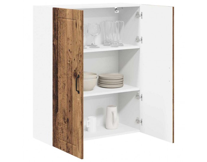 Sonata H Горен кухненски шкаф с рафт Старо дърво 80 x 31 x 100 см