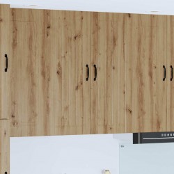 Sonata H Горен кухненски шкаф Дъб 80 x 31 x 100 см Инженерно дърво - Модули Sonata