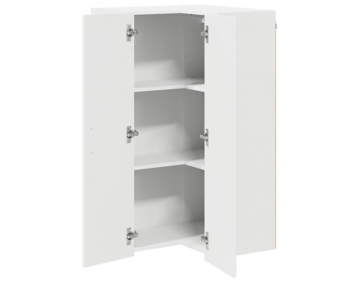 Sonata H Горен кухненски шкаф Бяло 57 x 57 x 100 см Инженерно дърво