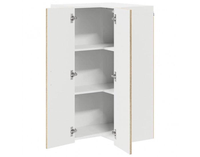 Sonata H Горен кухненски шкаф с рафт Сонома дъб 57 x 57 x 100 см