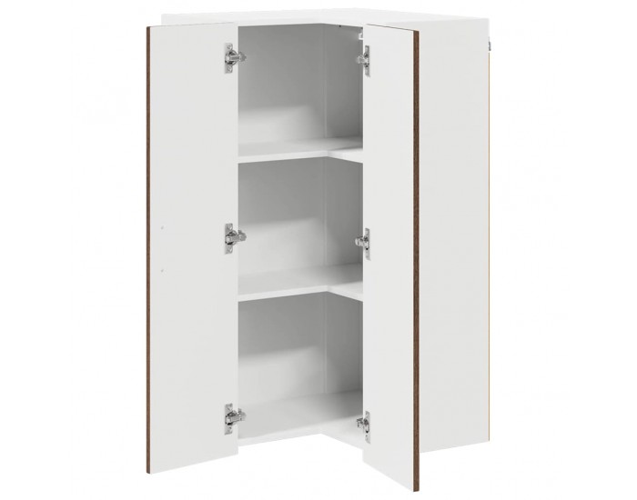 Sonata H Горен кухненски шкаф Кафяв дъб 57 x 57 x 100 см Инженерно дърво