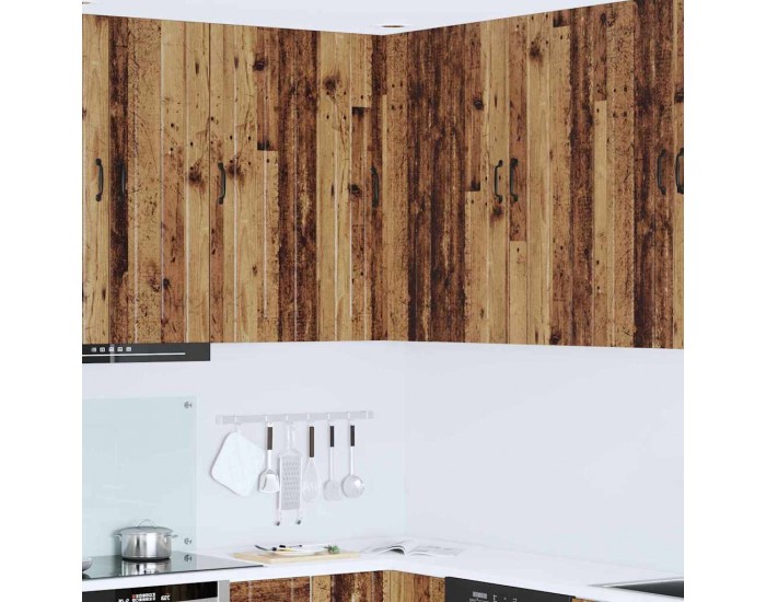 Sonata H Горен кухненски шкаф с рафт Старо дърво 57 x 57 x 100 см