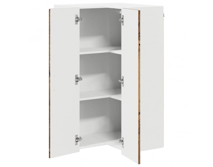 Sonata H Горен кухненски шкаф с рафт Старо дърво 57 x 57 x 100 см