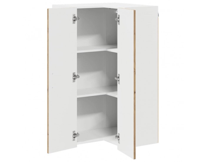 Sonata H Горен кухненски шкаф Дъб 57 x 57 x 100 см Инженерно дърво