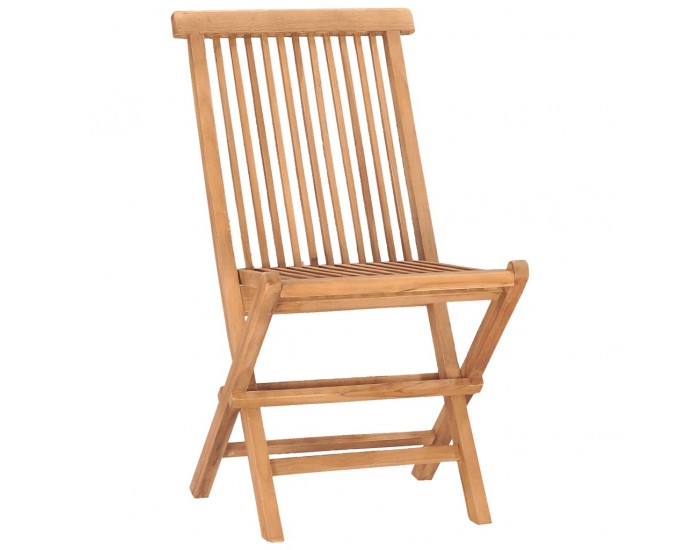 Sonata H Сгъваем трапезен комплект с възглавници, 3 части, тик масив